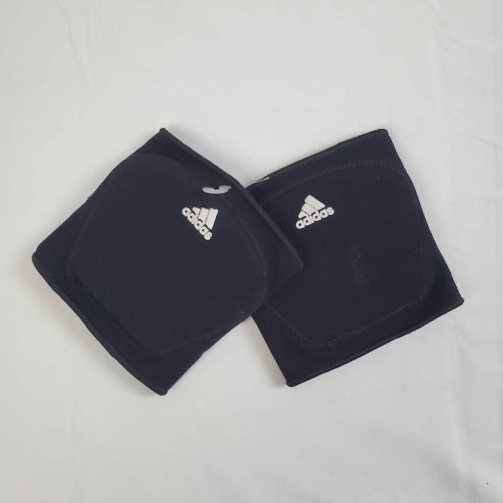 Adidas Black Volleyball Knee Pads Adult Size Small Elastic Padding